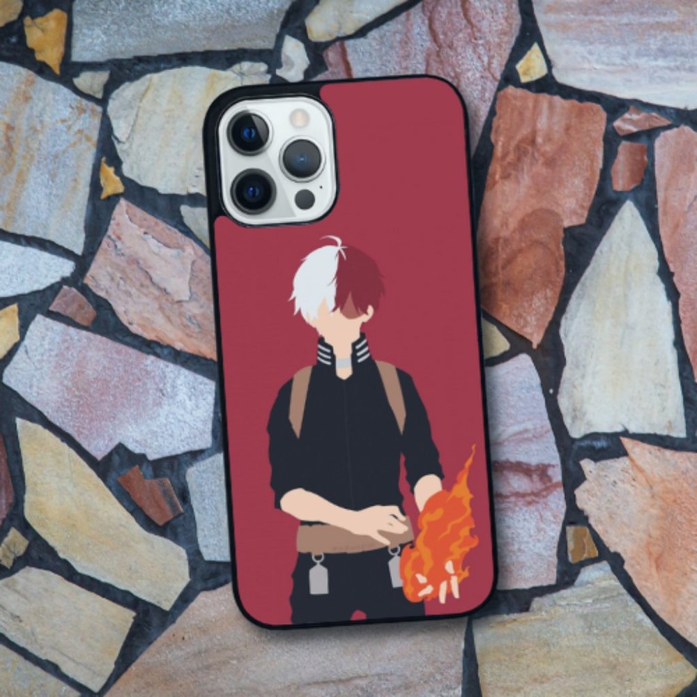 Shoto Todoroki Minimalist My Hero Academia Anime iPhone Case
